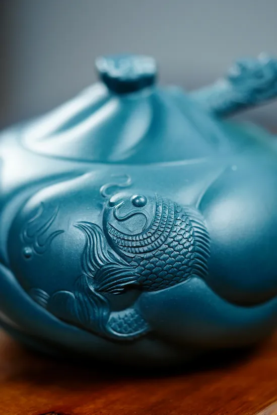 Zisha Teapots: Fish Turning into Dragon | Jiang Yaping 1