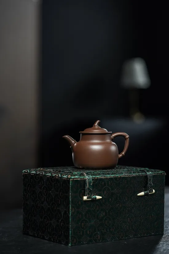 Zisha Teapots: Bamboo Blessing | old purple clay 4