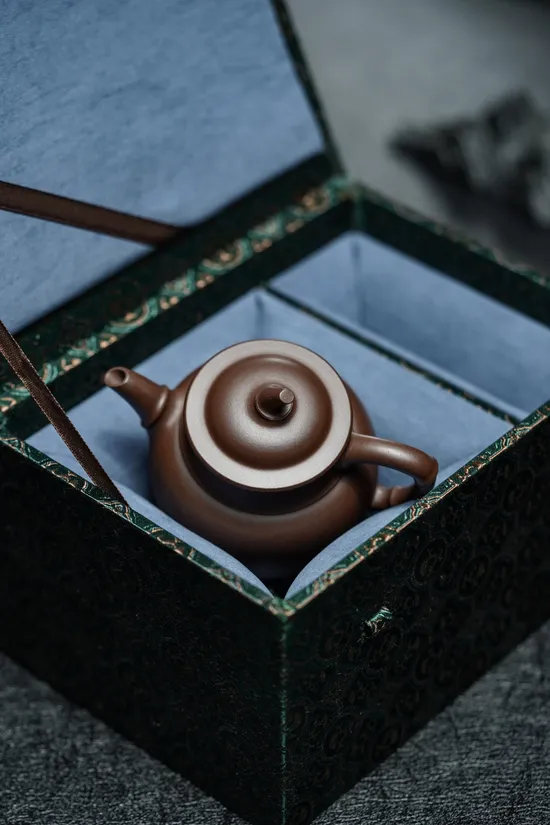 Zisha Teapots: Bamboo Blessing | old purple clay 6