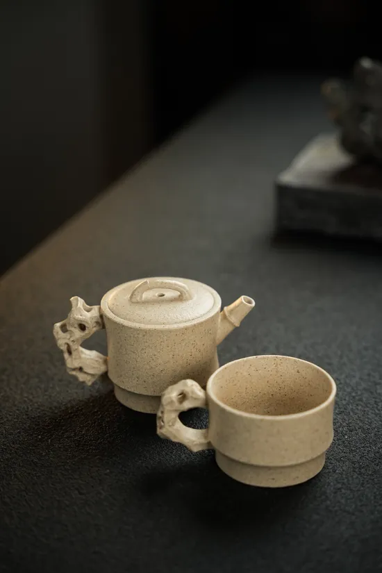 Zisha Teapots: Kongsan Stone Rhythm Set | 1080cc 6