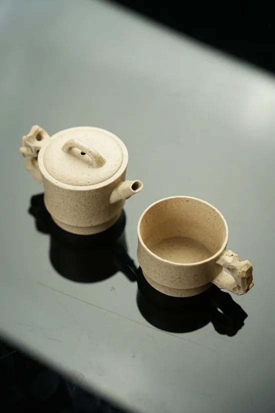 Zisha Teapots: Kongsan Stone Rhythm Set | 1080cc 7