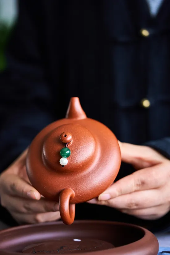 Zisha Teapots: He Huan | aged original zisha clay 5