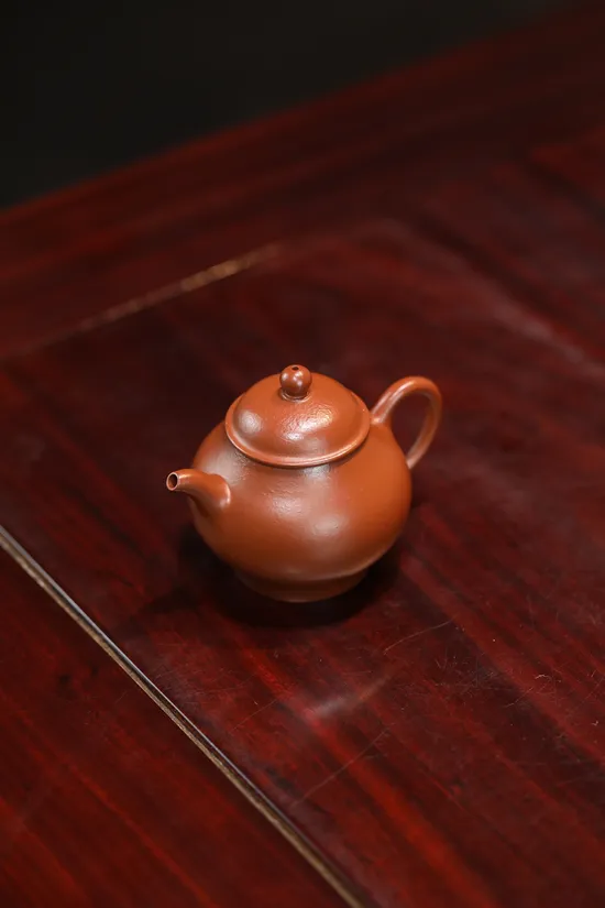 Zisha Teapots: coarse sand wrinkled Zhuni | 120cc 1