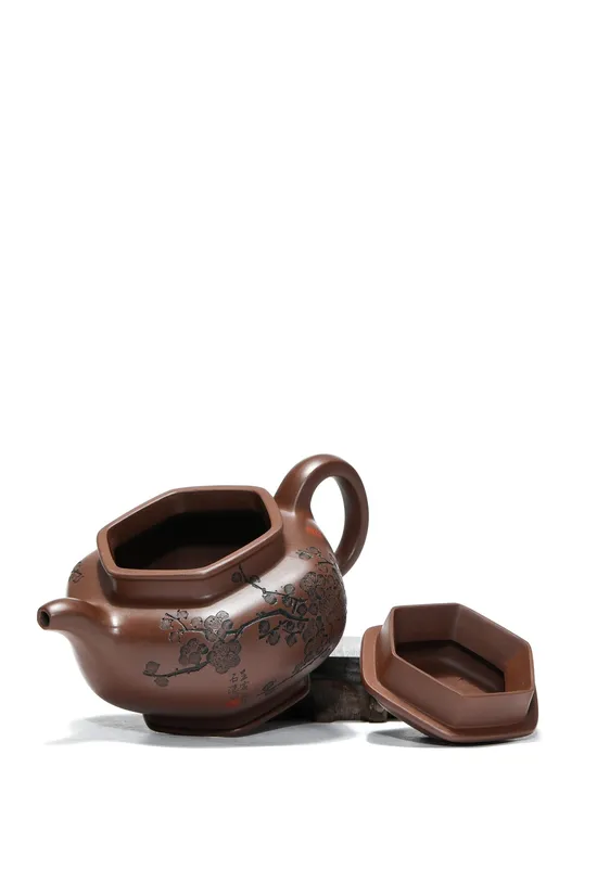 Zisha Teapots: Six-Sided Duozhi | 4800 CNY 4