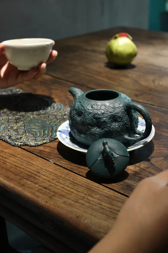 Zisha Teapots: Chi Long Gong Chun | green clay 4