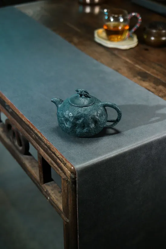 Zisha Teapots: Chi Long Gong Chun | green clay 9