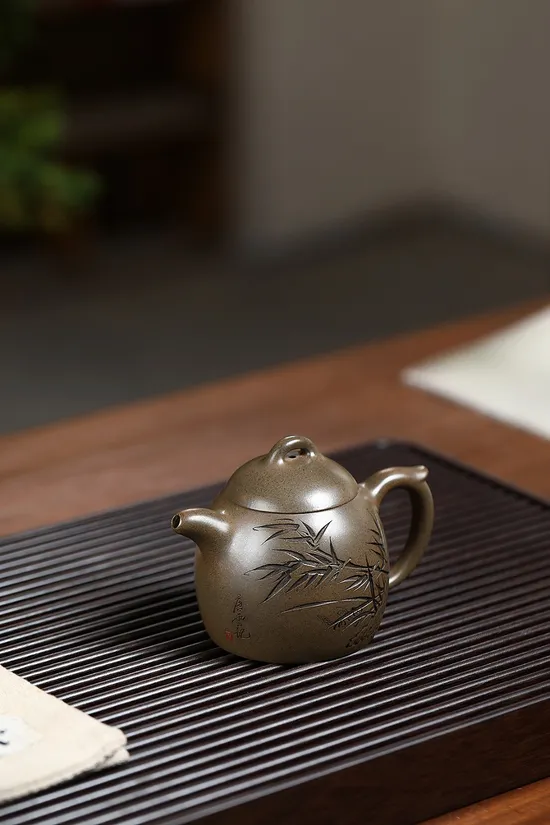 Zisha Teapots: Qin Quan | fire mark; 4