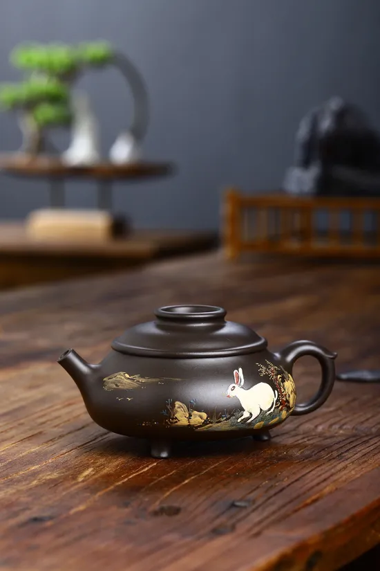 Zisha Teapots: Stone Yellow 00cc clay | Xu Liuming 7