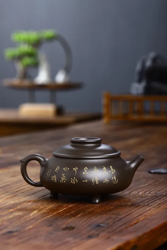 Zisha Teapots: Stone Yellow 00cc clay | Xu Liuming 8