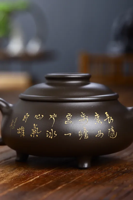Zisha Teapots: Stone Yellow 00cc clay | Xu Liuming 9