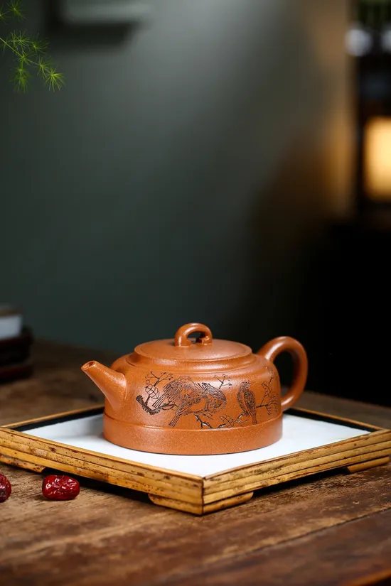 Premium Yixing Clay Teapot | Artisan Zisha Craft | 500cc Handmade 4