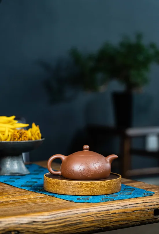 Zisha Teapots: Yuru Teapot | Dicaoqing clay 3