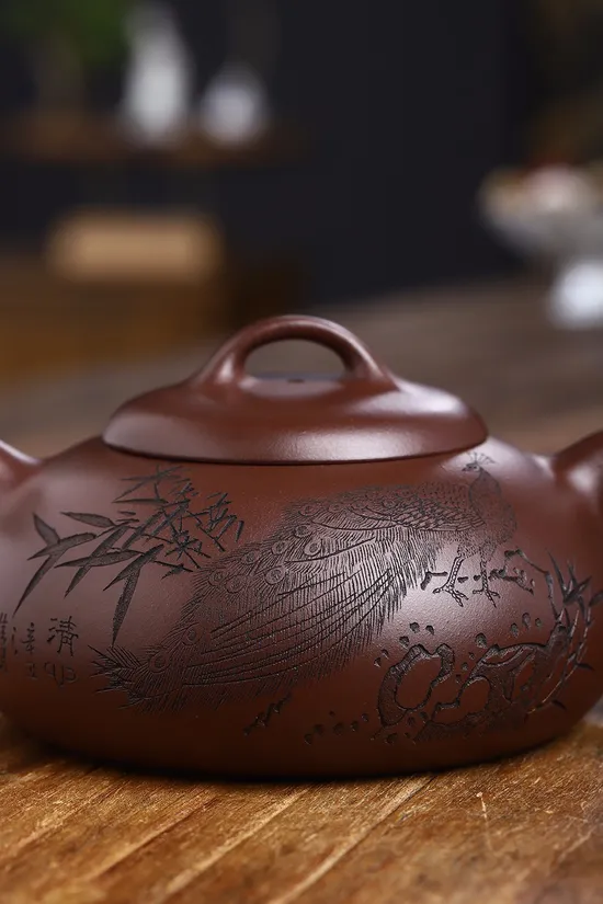 Yixing Clay Teapot | Handcrafted Zisha Pottery by National Master He Qixian 3