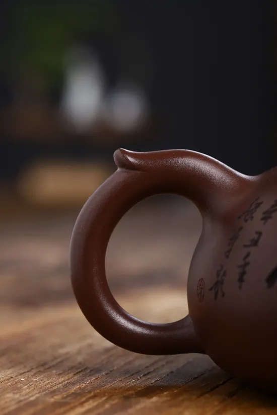 Yixing Clay Teapot | Handcrafted Zisha Pottery by National Master He Qixian 6