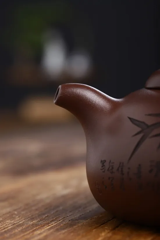 Yixing Clay Teapot | Handcrafted Zisha Pottery by National Master He Qixian 8
