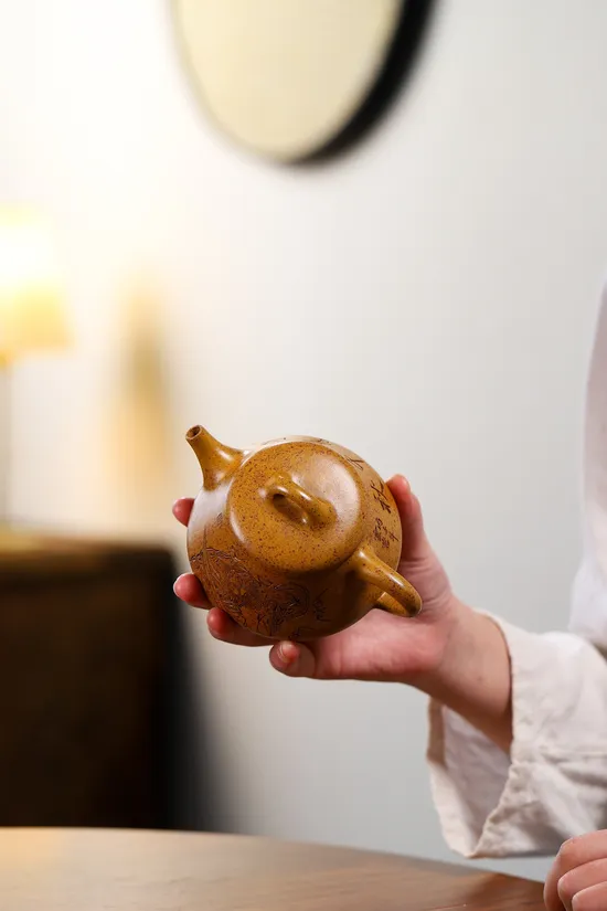 Zisha Teapots: premium gold duanni clay | Yang Junbao 7