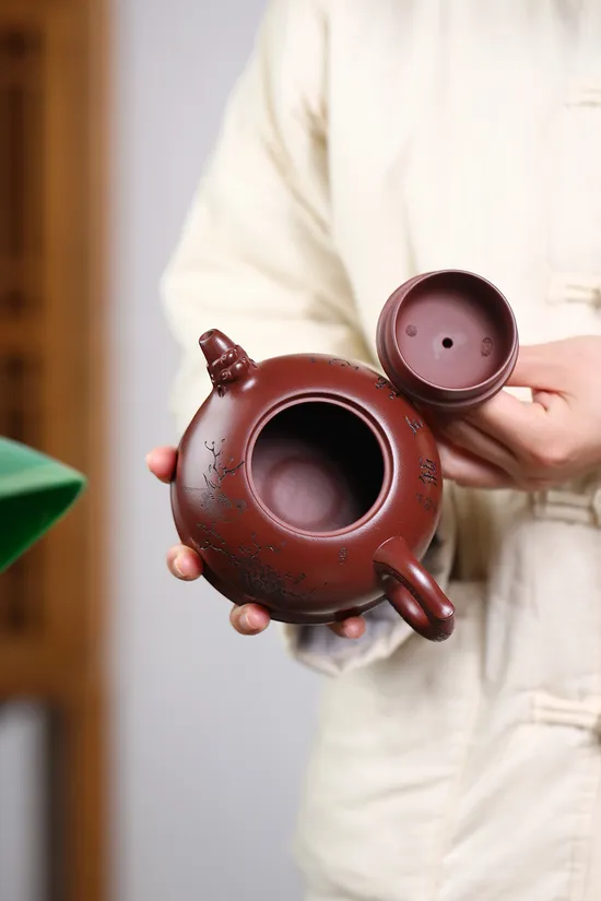 Zisha Teapots: Longxue sand clay | 90cc 3