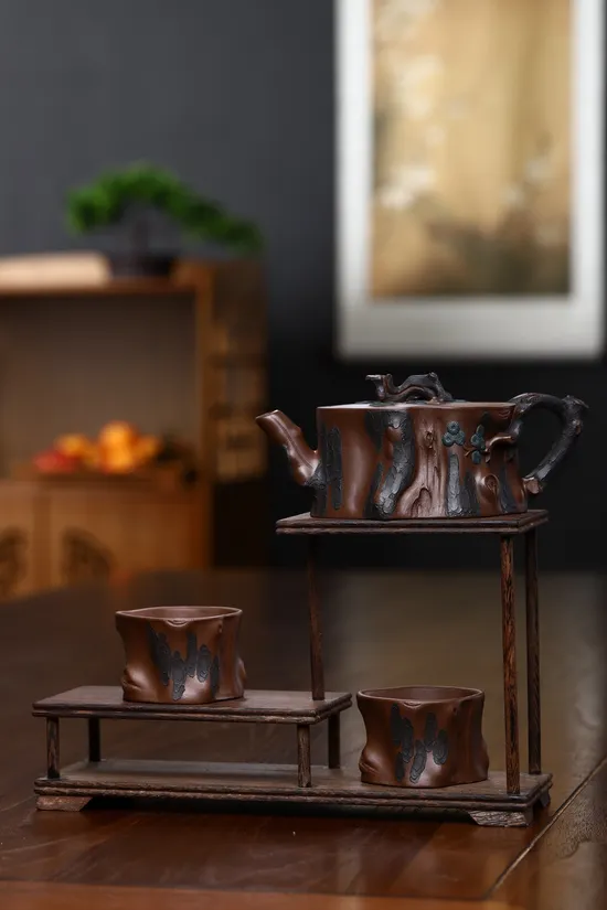 Zisha Teapots: Songzhuang Set | 3900 CNY 8