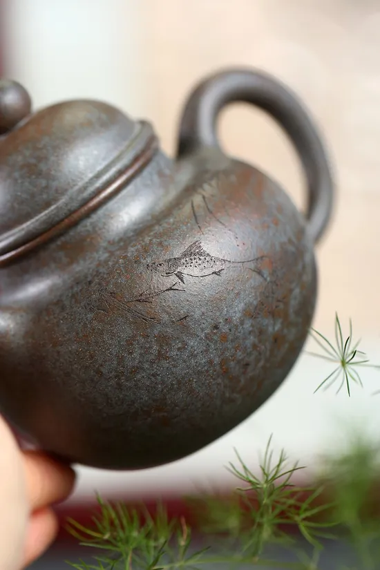 Zisha Teapots: Yaobao Duoqiu | 260cc capacity | Jiang Yaping 5
