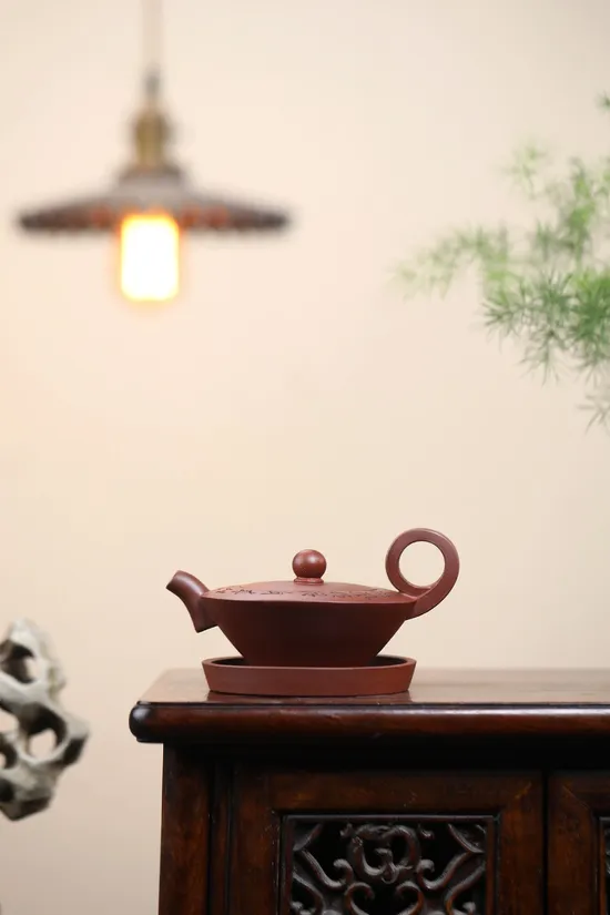 Zisha Teapots: original mine purple clay | nine-hole diamond-shaped spout 5