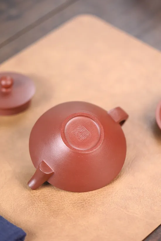 Zisha Teapots: original mine purple clay | nine-hole diamond-shaped spout 7