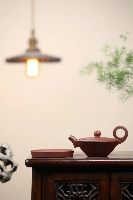 Zisha Teapots: original mine purple clay | nine-hole diamond-shaped spout 8