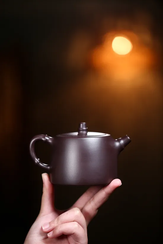 Zisha Teapots: Bamboo Knot Hand Bell | 2100 CNY 2