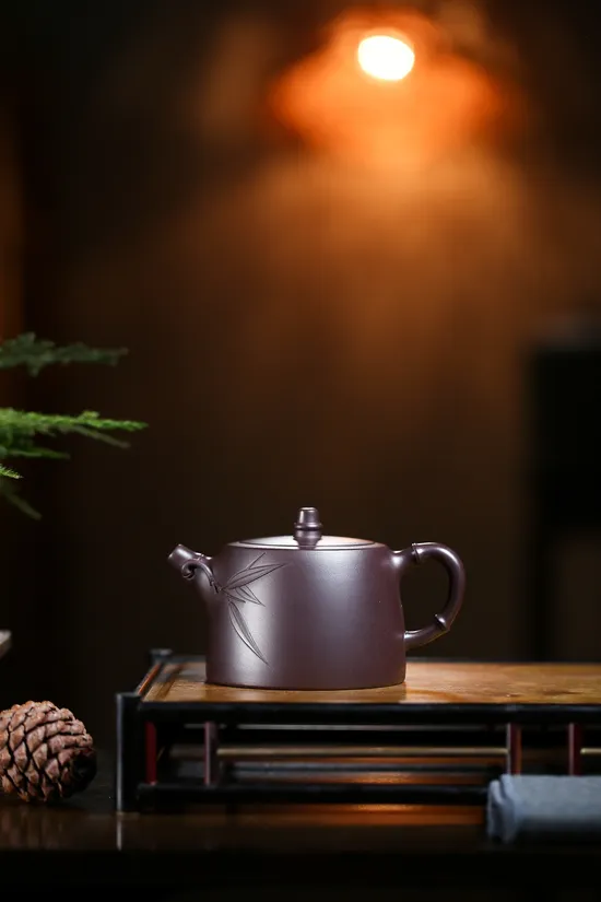 Zisha Teapots: Bamboo Knot Hand Bell | 2100 CNY 6