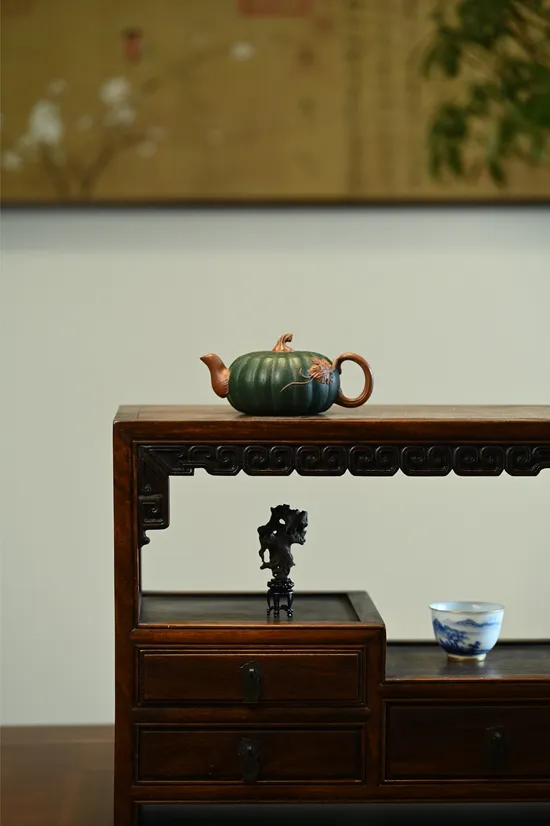 Zisha Teapots: pumpkin-shaped | 1500 CNY | 200cc capacity 4