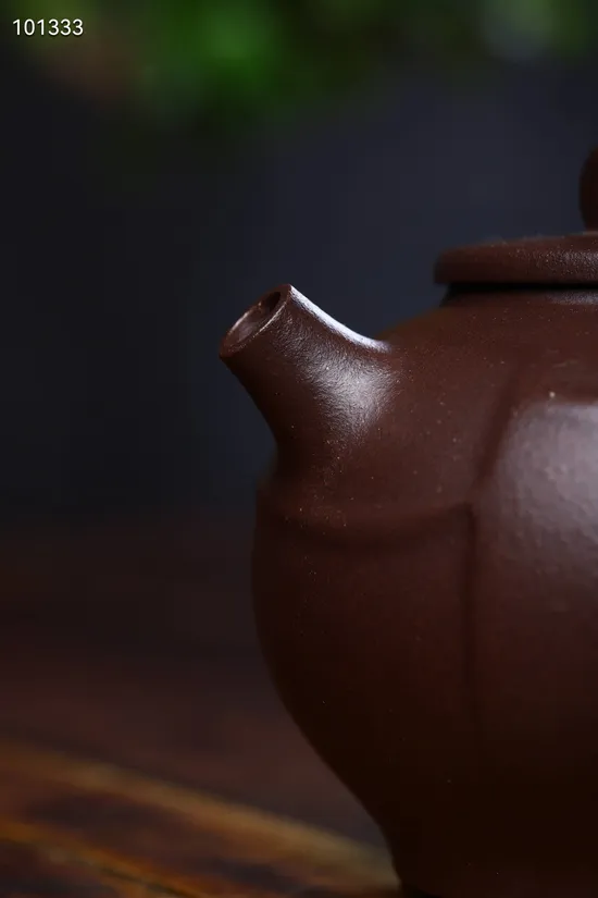 Zisha Teapots: Bamboo Segment | premium old purple clay 7