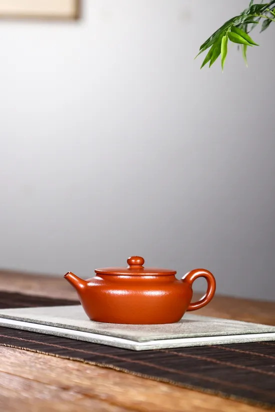 Zisha Teapots: Wan Yu Set | Da Hong Pao pear skin Zhu Ni clay 3