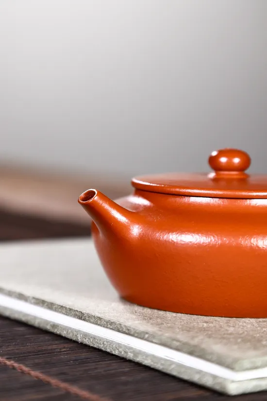 Zisha Teapots: Wan Yu Set | Da Hong Pao pear skin Zhu Ni clay 5