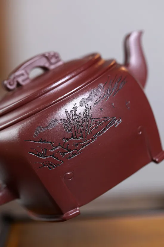 Zisha Teapots: Yuqiao Sifang | 4200 CNY 5