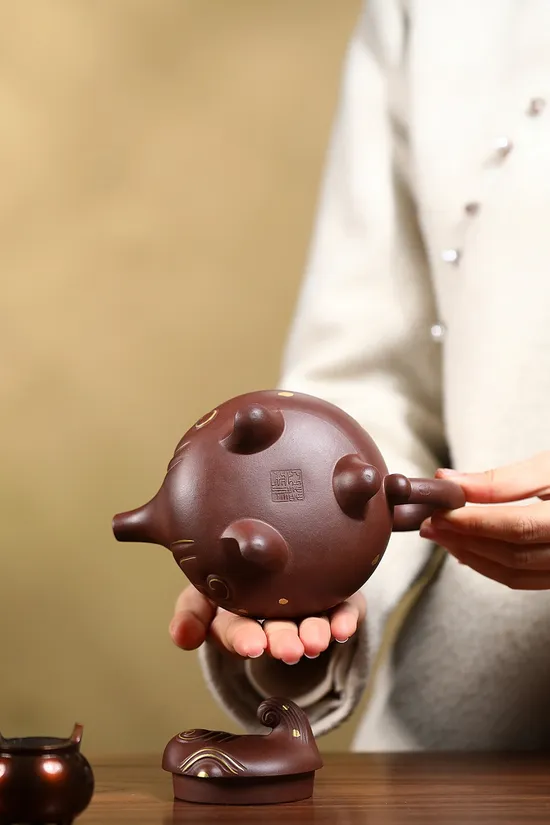 Zisha Teapots: Jiang Yaping | original old purple clay 2