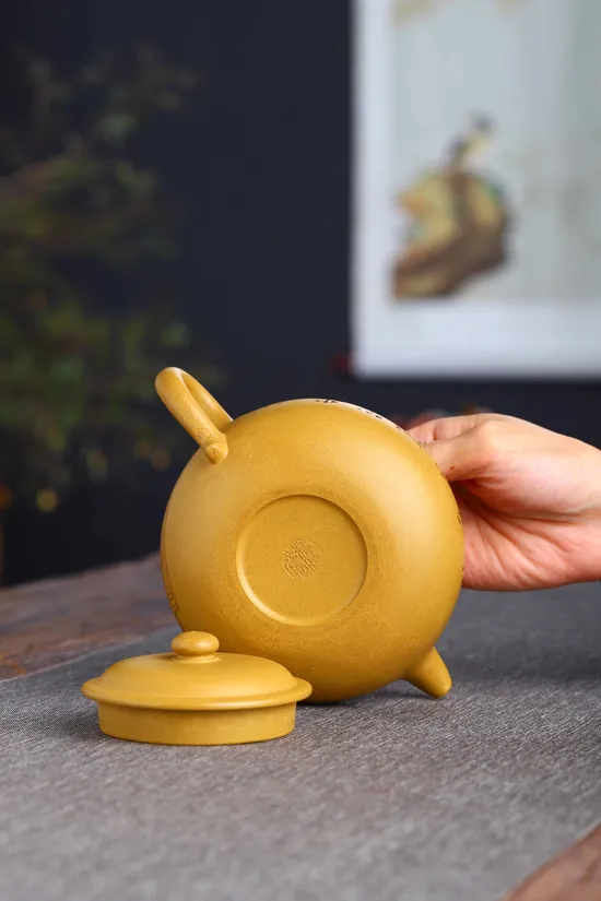 Zisha Teapots: raw gold clay | National-level Artisan Jiang Xiaoguang 2