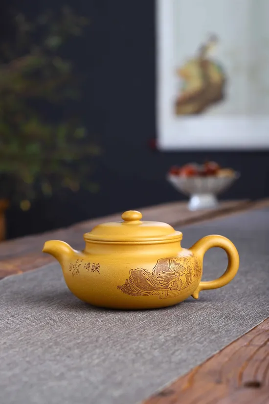 Zisha Teapots: raw gold clay | National-level Artisan Jiang Xiaoguang 3