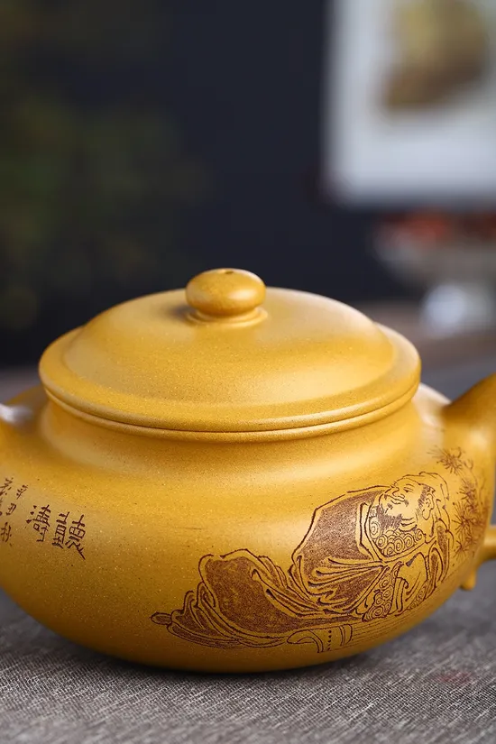 Zisha Teapots: raw gold clay | National-level Artisan Jiang Xiaoguang 4