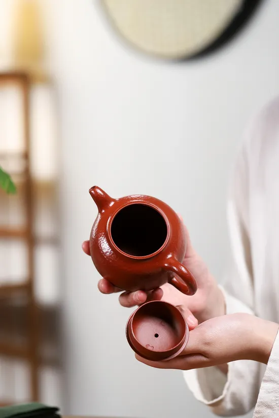 Zisha Teapots: Yang Junbao | Hammered Eggplant Segment 1