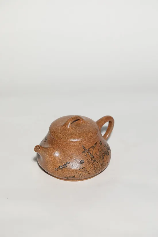 Zisha Teapots: Longgu Jinsha clay | intricate engravings 1