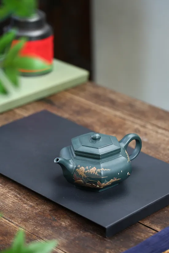 Zisha Teapots: Min Guo Green | 500cc capacity 4