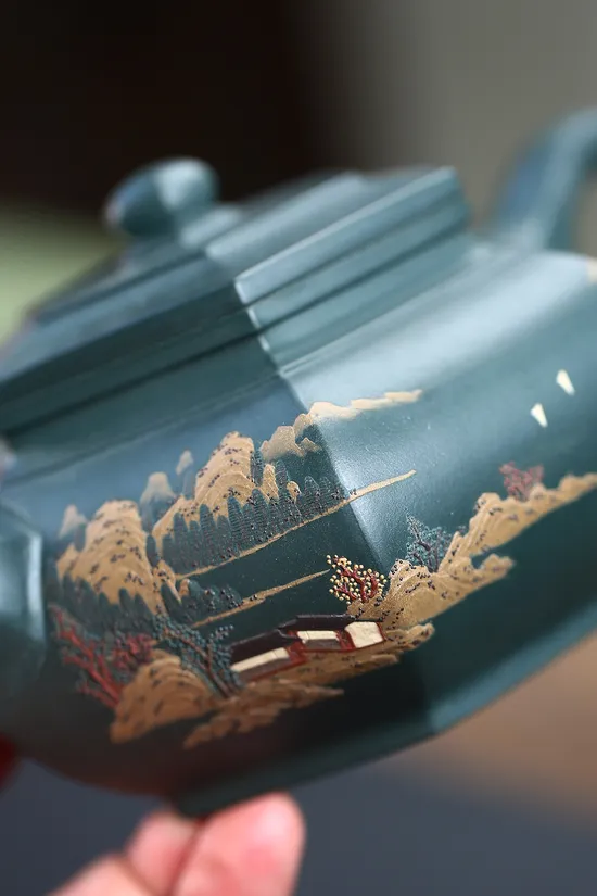 Zisha Teapots: Min Guo Green | 500cc capacity 7