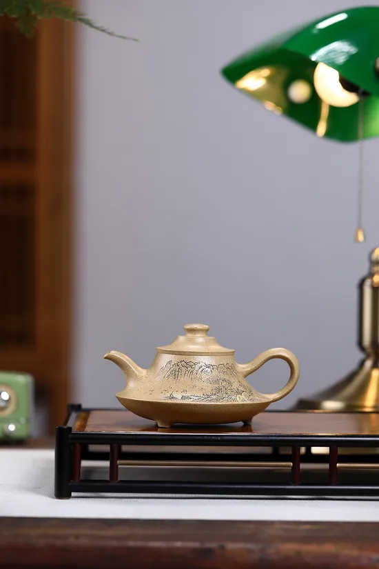 Zisha Teapots: Hanlu | original pit green clay 6