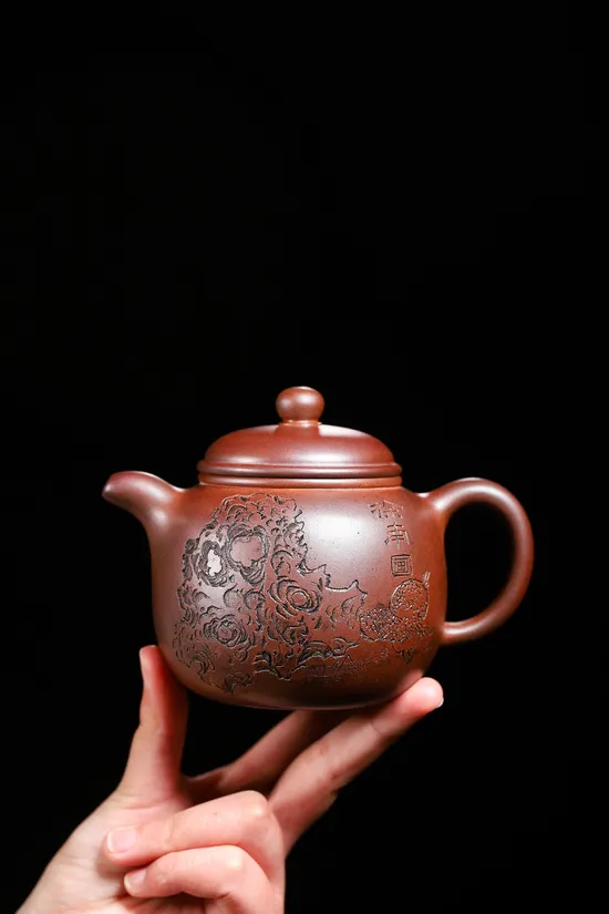 Zisha Teapots: Shen Yinhua | dragon bone golden sand 4