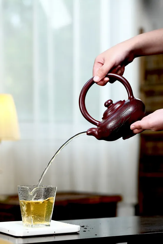 Zisha Teapots: dragon blood clay | Shengzhu Handle 1