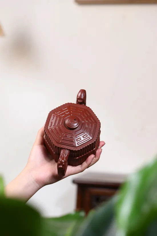 Zisha Teapots: Eight-Sided Dragon Head | 3000 CNY 7