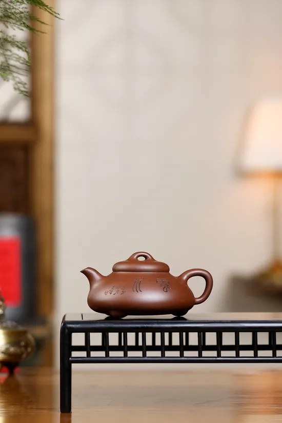 Zisha Teapots: Three-Legged Milk Gourd | 1200 CNY 4