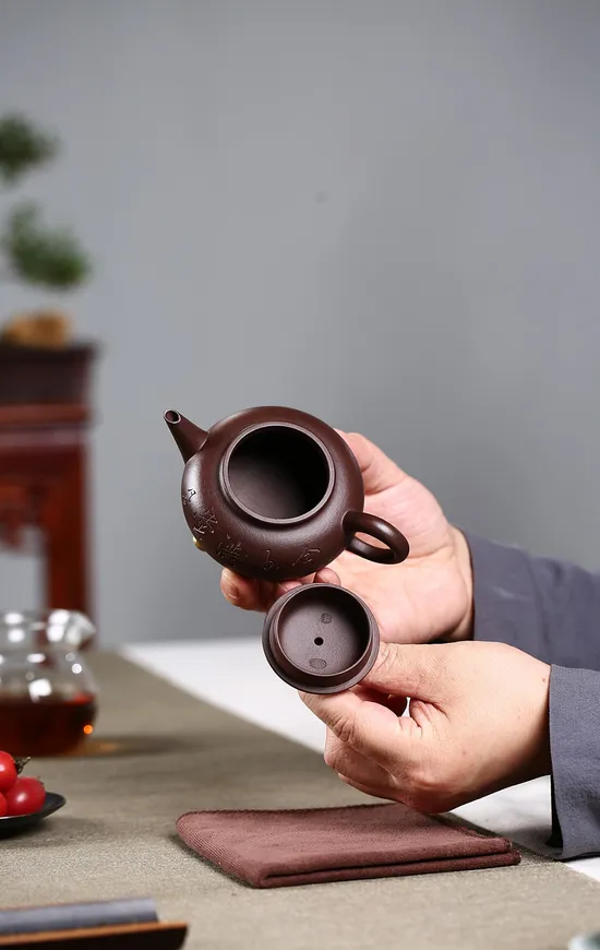 Zisha Teapots: original mine old purple clay | Three-Legged Level 3