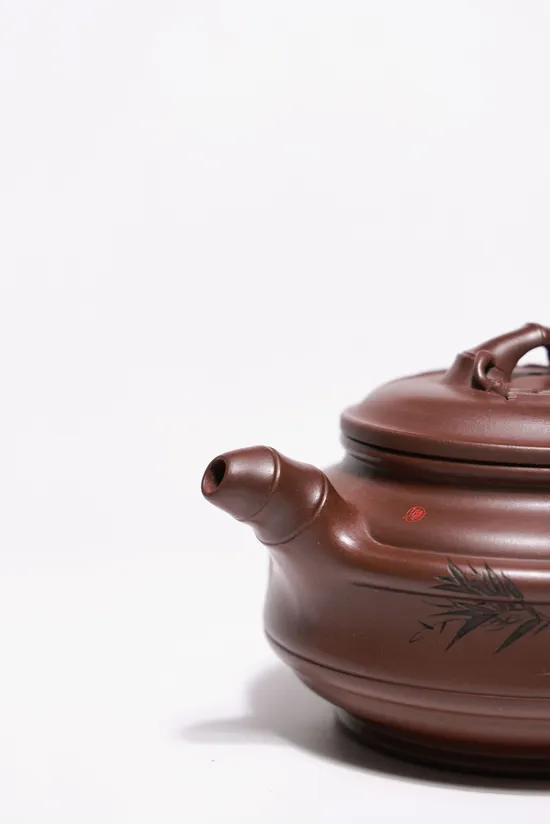 Zisha Teapots: Bamboo Drum Set | 6600 CNY 2