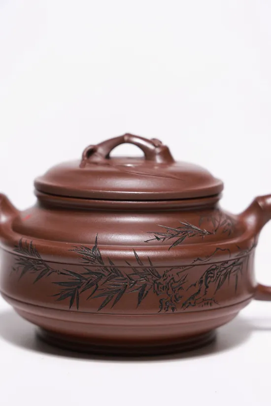 Zisha Teapots: Bamboo Drum Set | 6600 CNY 5