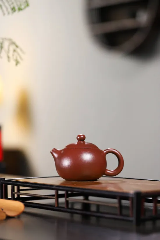 Zisha Teapots: Xishi-style | 200cc capacity | Huanglong Mountain clay 3